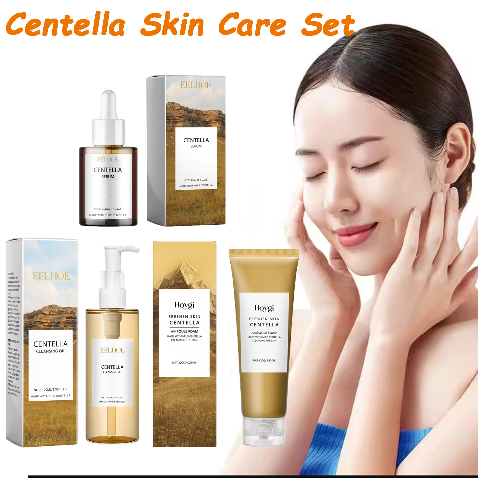 Luxury Skincare Kit - Centella Skin Care Set Centella Serum