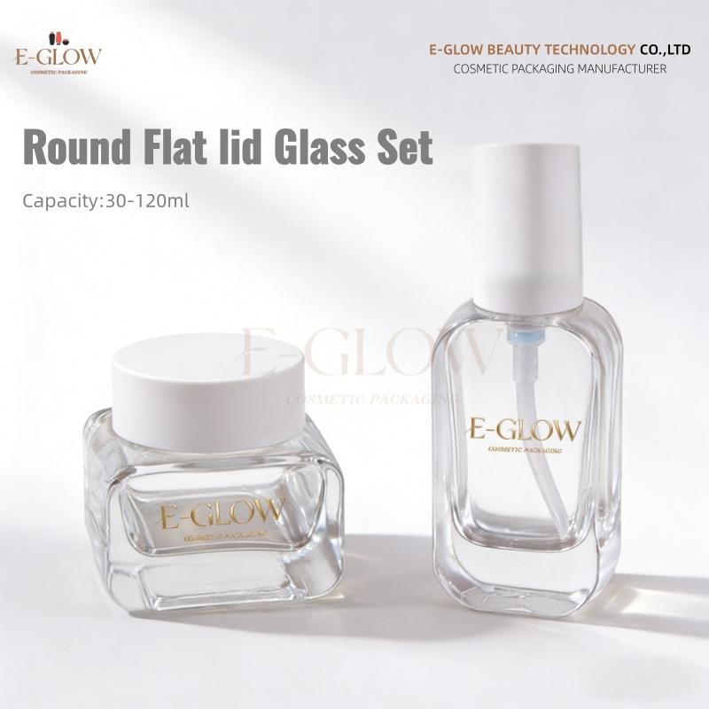 【Logo Custom】1Pcs Luxury Clear - Luxury Skincare Containers recension och pris