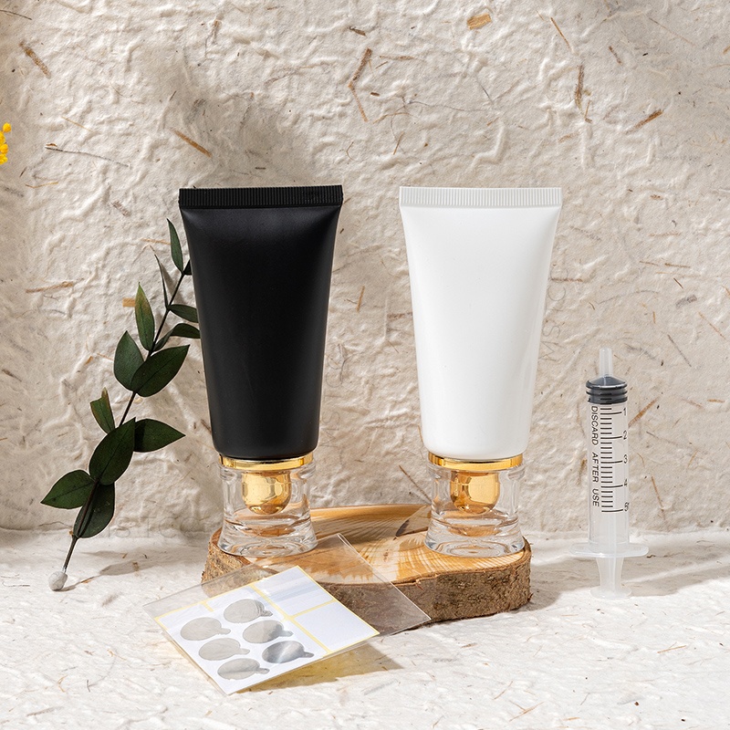 10Pcs 50ml Plastic Squeeze Tub - Luxury Skincare Packaging Wholesale recension och pris