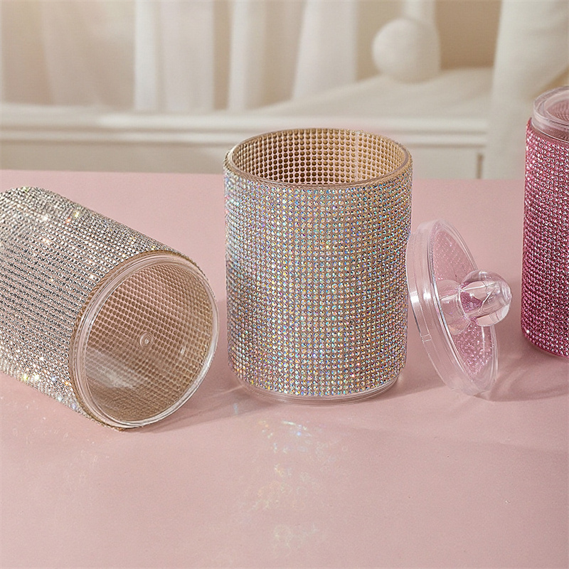 Luxury Diamond Cotton Swab Sto - Luxury Skincare Containers recension och pris