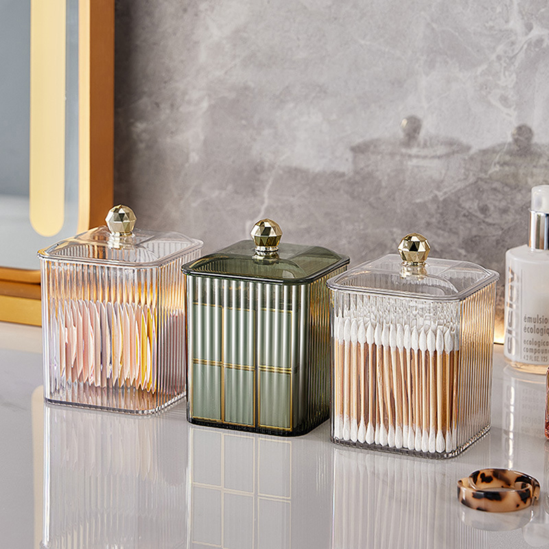 Light Luxury Clear Cotton Swab - Luxury Skincare Containers recension och pris