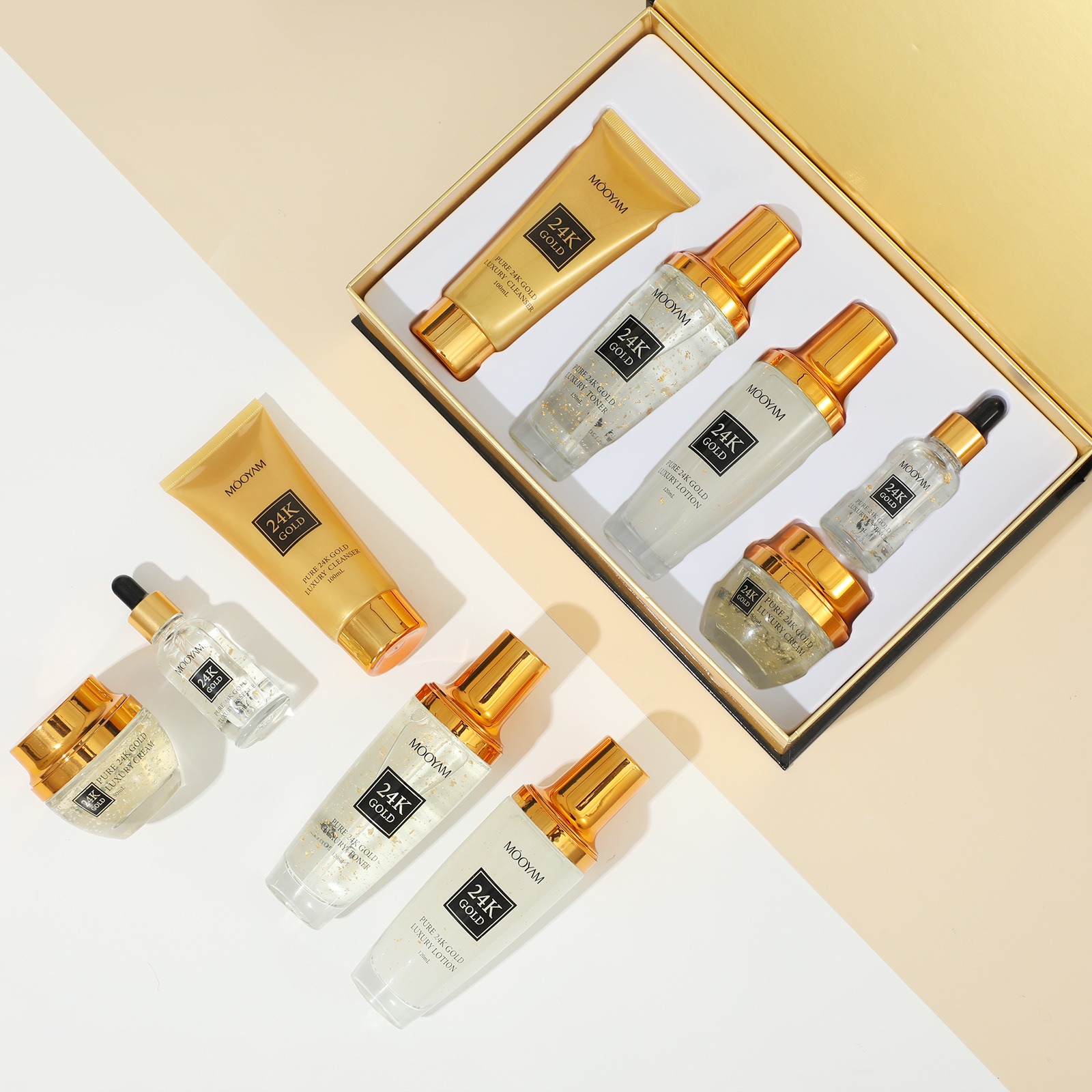 24K Gold LUXURY Moisturizin An - Luxury Skincare Line recension och pris
