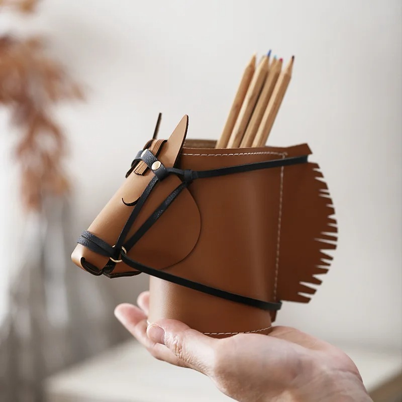Luxury Leather Horse-head Stor - Luxury Skincare Containers recension och pris