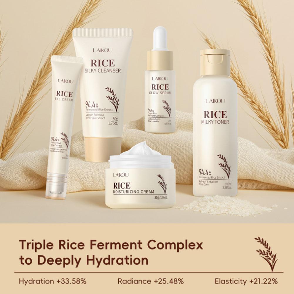 Rice Skin Care Set for Women & - Luxury Skincare Kit recension och pris