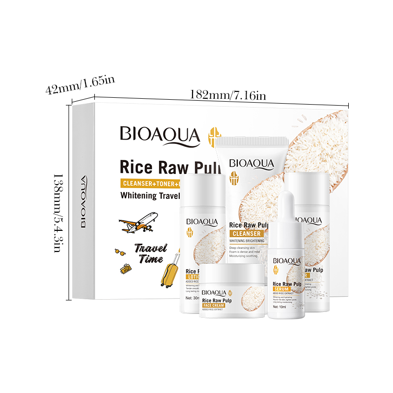 Rice Puree Skin Care Set & Soa - Luxury Skincare Kit recension och pris